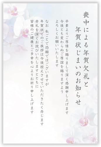 年始のご挨拶 年賀状じまい 年賀状廃止 ポストカード 20枚入 Amazon | [ハガキ製作所] 年賀状じまいハガキ 20枚 私製ハガキ 年賀状